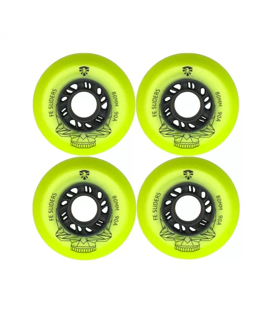 Ruedas Flying Eagle Sliders Verde 90A Set 4 Unidades