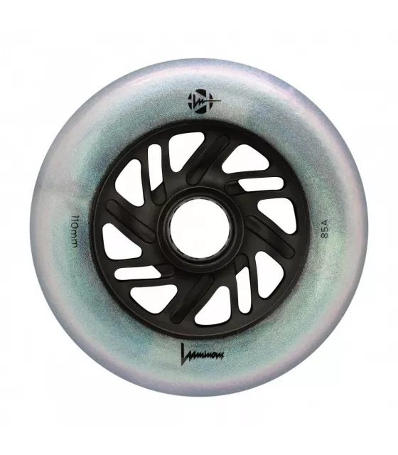 Ruedas LUMINOUS LED Black Pearl - 110mm/85a